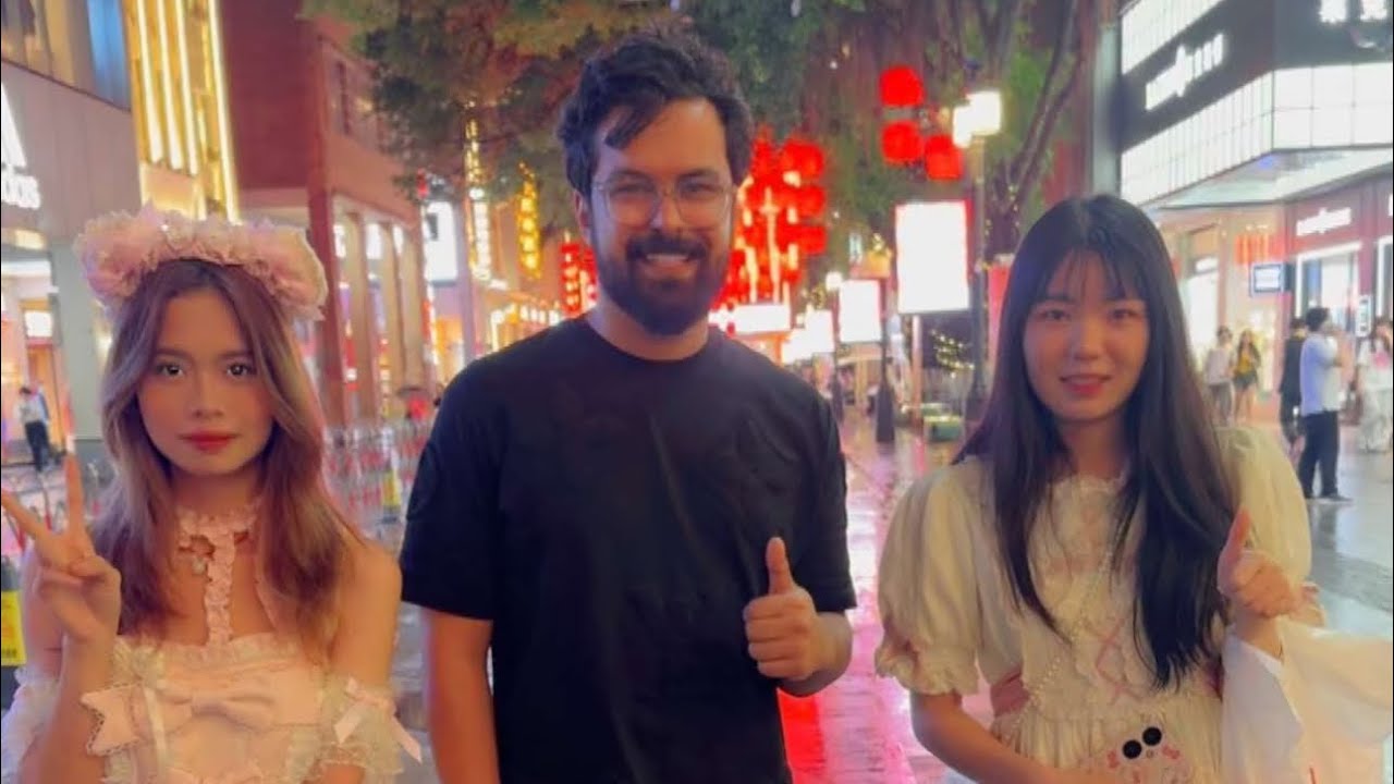 محمد ودف مع البنات الصينيات 🤣🤣🤣🤣