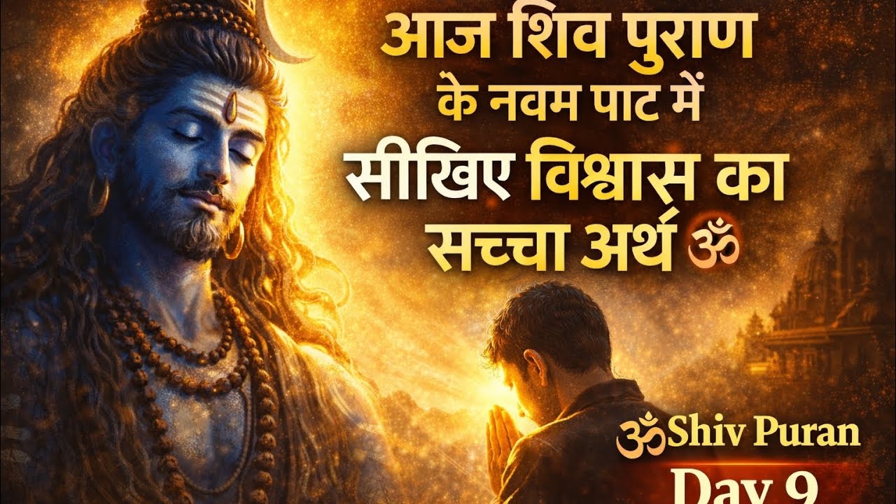 विश्वास का सच्चा अर्थ क्या है? 🕉️ | Shiv Puran Day 9 | आस्था की असली शक्ति 