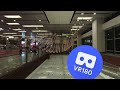 [VR180 5.7k] Kinetic Rain Side View - Moving Sculpture @ Singapore Changi Airport | Vuze XR 3D180