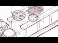 (Day 7) - Environment concept art (kitchen interior). Draw and paint