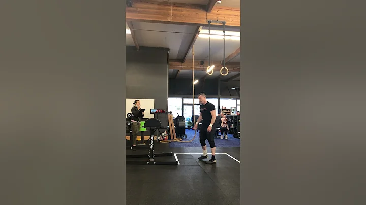 2021 CrossFit quarterfinals test 2 - Eric Wehrman