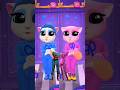 Huggy Wuggy VS Kissy Missy Cute Puppy Eyes🥺 #mytalkingangela2 #huggywuggy #kissy_missy #puppyeyes