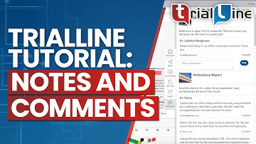 TrialLine Tutorial: Notes and Comments | Legal Case Timeline