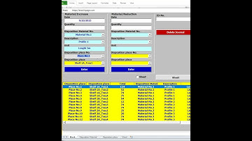Creating Disposition program in Excel VBA   vvv