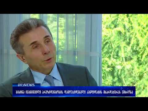 ივანიშვილი პრეზიდენტობის დამოუკიდებელი კანდიდატის მხარდაჭერას ემხრობა 25.07.2018