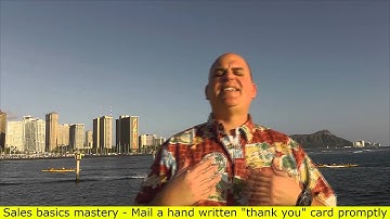 Sales basics mastery - Send a thank you card to your buyer (Part 12 of 20) Scott Sylvan Bell