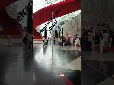 Ferrari world Abu Dubai UAE
