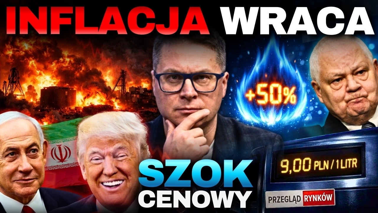 Gaz drożeje o 50%! Benzyna po 9zł? Powrót inflacji