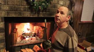 Our fireplace di musim dingin - winter 2017  #perapian di Amerika