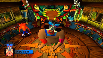 Crash Bandicoot 100% Walkthrough HD - Part 3: Papu Papu