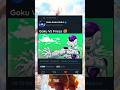 Goku Vs Frieza 🥵 #shorts#viralvideo#anime#tranding
