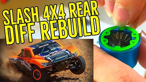 Slash 4x4 Rear Differential Rebuild/Fix (GPM Diff Housing and new Spider Gears)