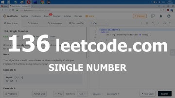 Разбор задачи 136 leetcode.com Single Number. Решение на C++