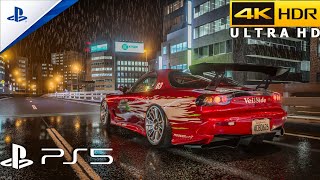 Gran Turismo 7 (PS5) 4K 60FPS HDR Gameplay | Mazda RX-7 | The Fast and the Furious - Dominic Toretto