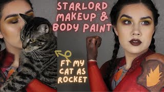 Star Lord Makeup & Body Paint | March Marvels