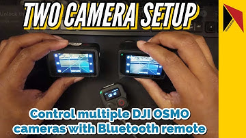 DJI Bluetooth Multi Camera setup with DJI Osmo Action