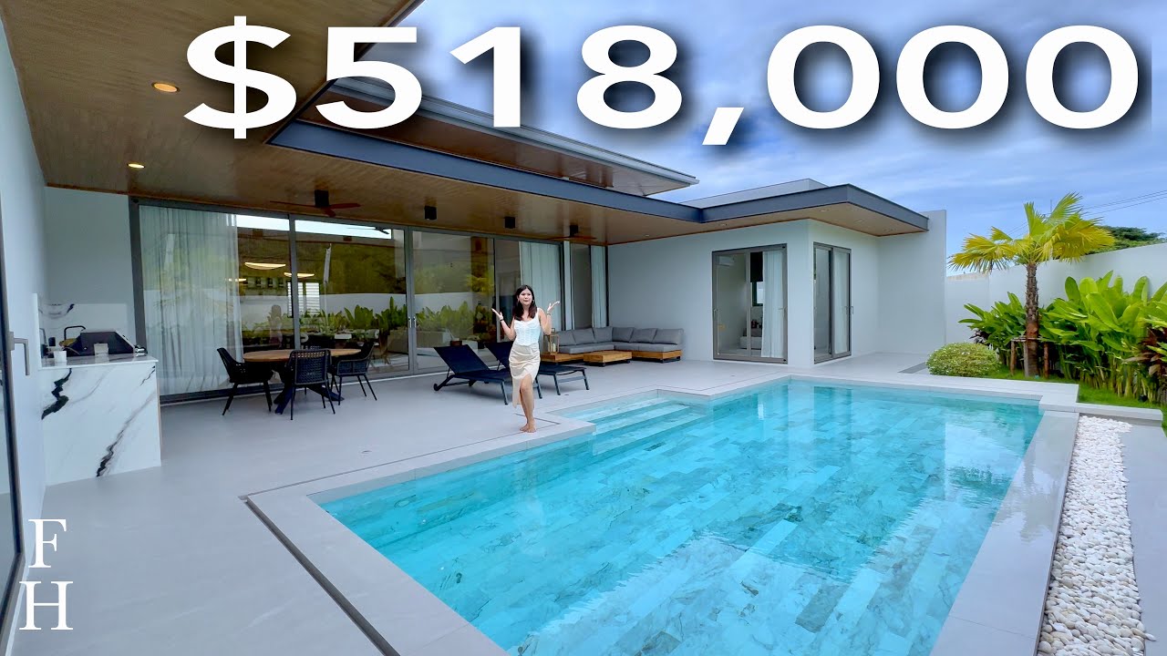 16,900,000 THB ($518,000) New Luxury Villa in Hua Hin, Thailand