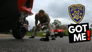 PULLED OVER ON MY BMW S1000RR....