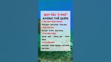 3 QUY TẮC KHÔNG THỂ QUÊN | Ngọc Minh DS Gia Đình #ngocminhduocsigiadinh #dsdaiminh #shorts #short