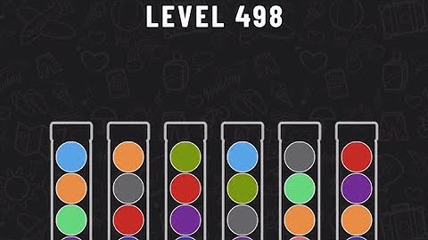 Ball Sort Puzzle Level 498 #ballsortpuzzle #ballsortpuzzlegameplay #puzzlegame #mobilegames