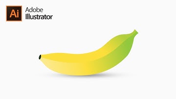 How to make banana | Adobe Illustrator