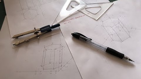 Proyección de prisma hexagonal