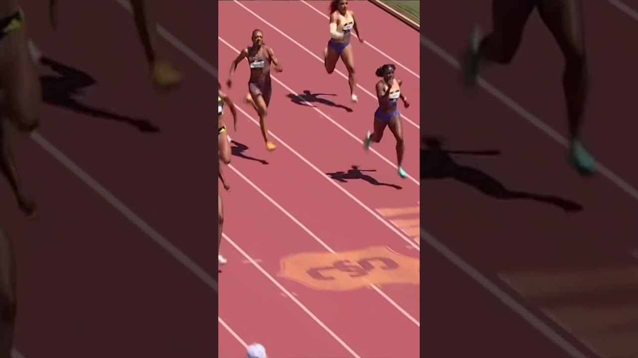 🇳🇬's Favour Ofili cruises dominant 22.45 win over 200m in LA 😤