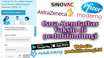 Cara Mendaftar Vaksinasi - pada Aplikasi Peduli Lindungi dan Website Peduli Lindungi.id