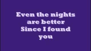 Download lagu Air Suply Even The Nights Are Better Lyrics ( on screen)