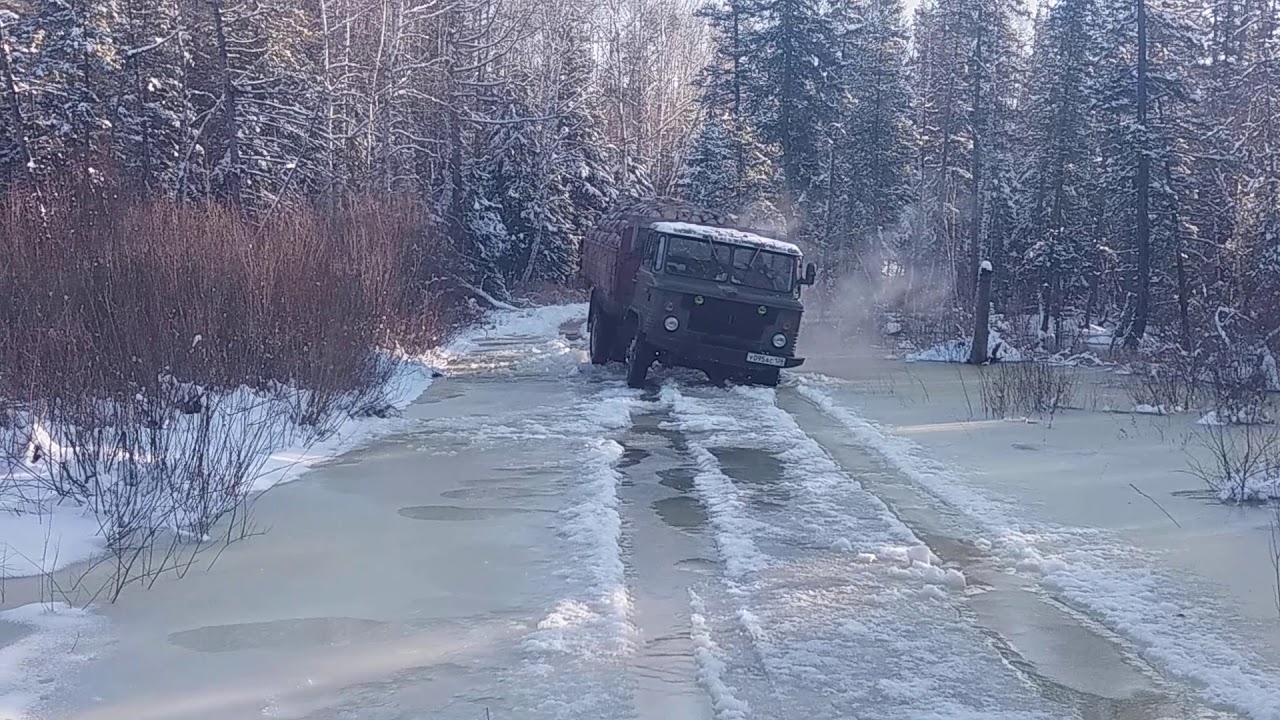 Лед на газель