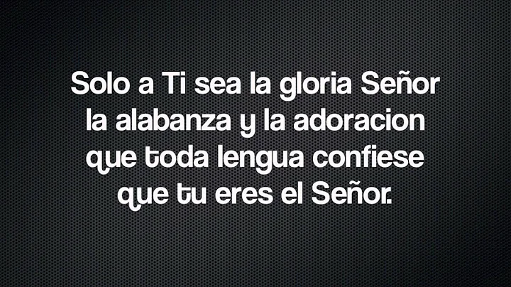 A ti sea la Gloria Abel Zavala y Marcela Gandara l...