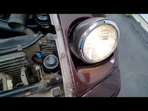 Porsche 928 pop up headlight motor fix