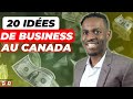 20 ides de business au canada afin d arrondir les fins de mois