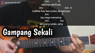 Kunci Gitar TAK SEDALAM INI - Arief | Chord Gampang