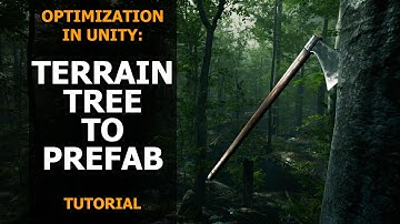 How to Replace Unity Terrain Trees with Prefabs | Tutorial | Unity |