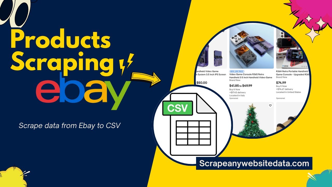 Free eBay Scraper Tool 2025 | Extract eBay Product Data Instantly Using ...