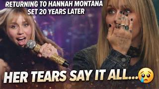 Miley Cyrus Returns Home to Hannah Montana Set—Emotional Moment