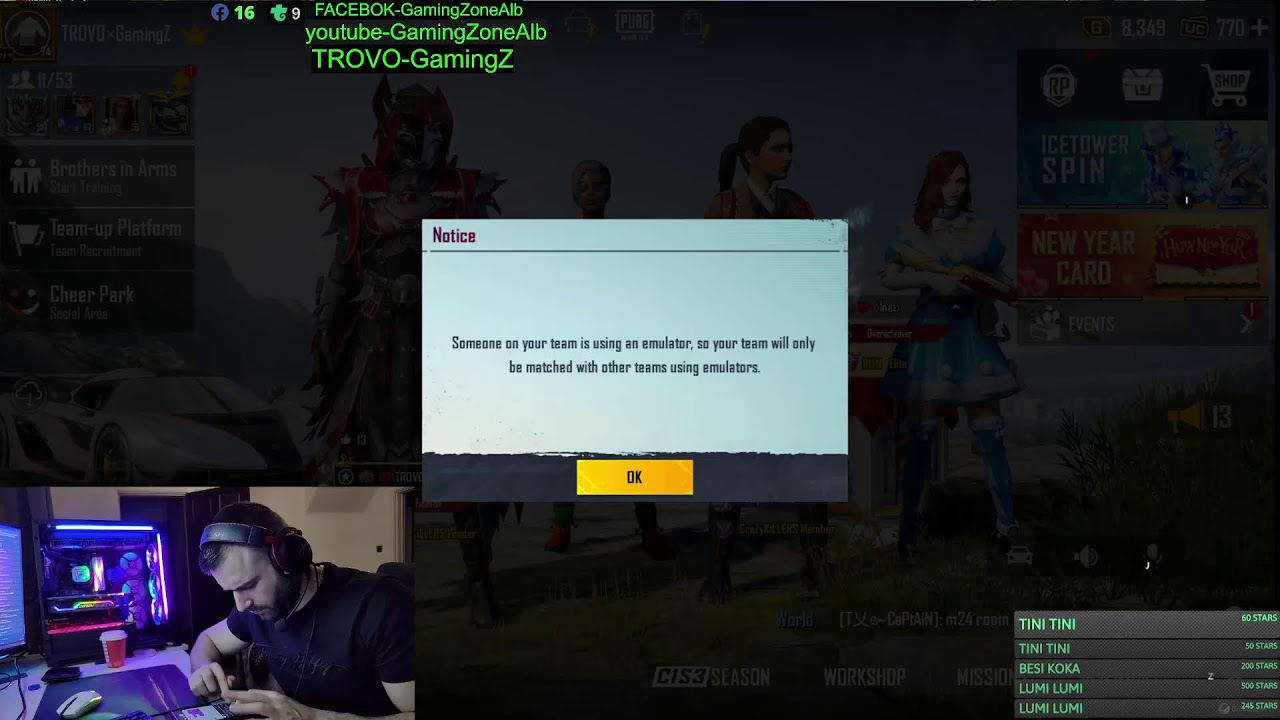 prsh tgjithve English/Albanian pubg mobile welcome to the stream god bless you all pls follow and…