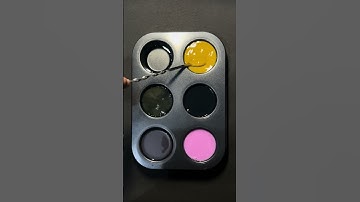 Making colours with colour mixing. #asmr #mix #colourmix