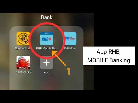 Cara Transfer Online Menggunakan App RHB Mobile