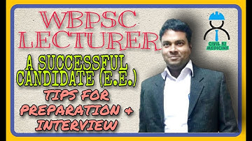 A SUCCESSFUL CANDIDATE II WBPSC LECTURER(POLY)-E.E. II TIPS FOR EXAMINATION