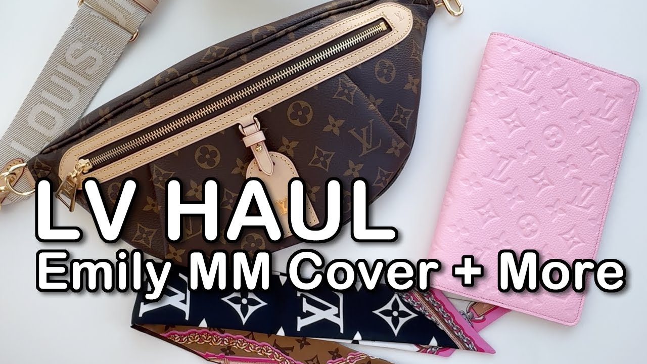 Louis Vuitton Haul | High Rise Bum Bag, Emily MM Notebook Cover + Silk Bandeau