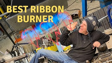 Making The Best Forge Ribbon Burner!!