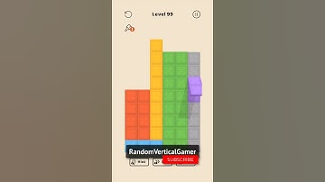 Folding Blocks [Level 99] (94/120 Beginner) | Walkthrough #shorts