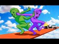 Green Vs Purple Gang Battle! | GTA5