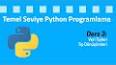 Python'ın Temel Veri Tipleri ile ilgili video