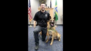 PPB introduces Niko, drug detection K9