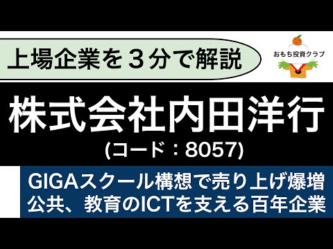【日本株】内田洋行(8057)を解説
