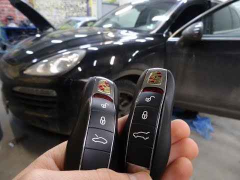 Как разобрать ключ порше