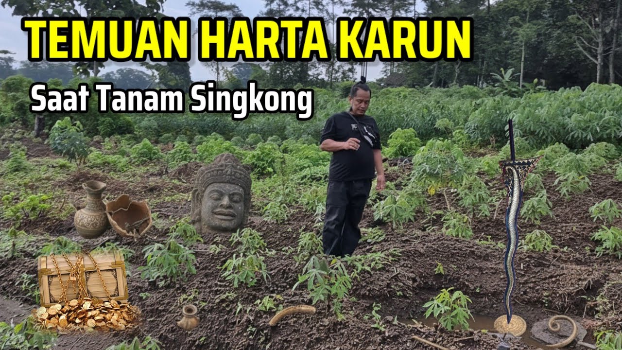 Kejadian Di Blitar! Ditemukan Harta Karun Saat Tanam Singkong